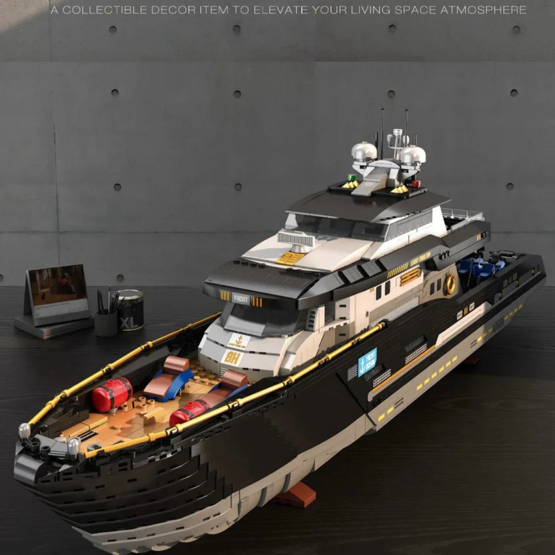 Model Kit Yacht - Reobrix 66103 Modello di Yacht di