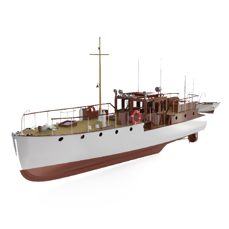 Barca telecomandata 880mm 1/18 - Model Kit Yacht recensione e prezzo